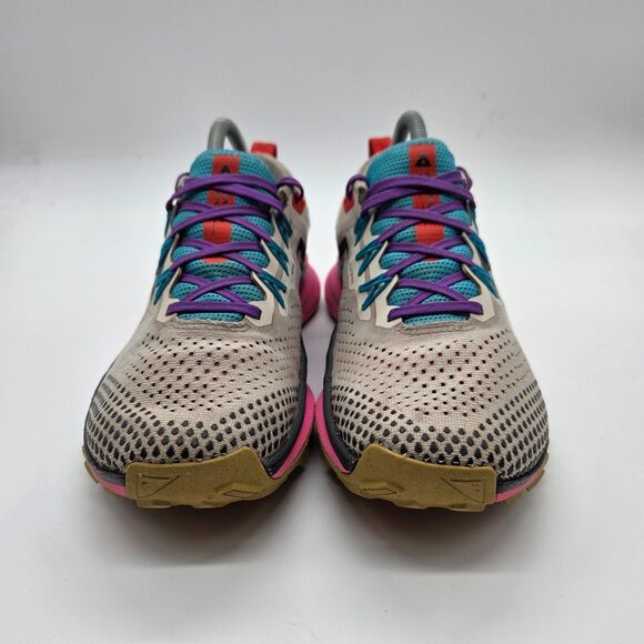 Nike React Pegasus Trail 4 Light Orewood Tan Running Shoes Women's Size 8.5 - Picture 5 of 8